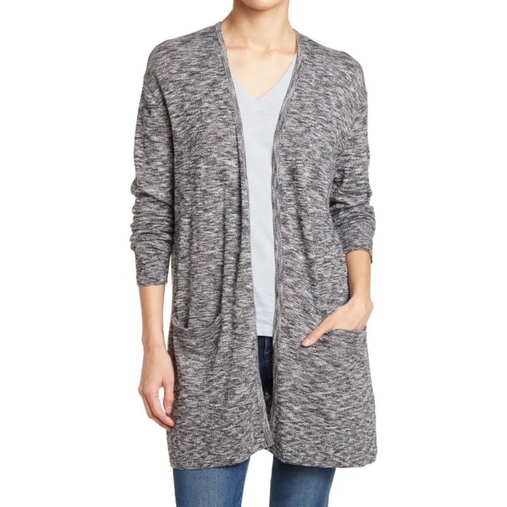 Madewell Womens Summer Ryder Cardigan Black White Size S‎